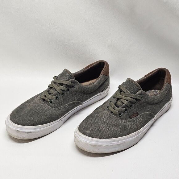 Vans Canvas Sneakers Women’s 13 – Gray Suede Heel Casual Skate Shoes Vietnam - Picture 1 of 8